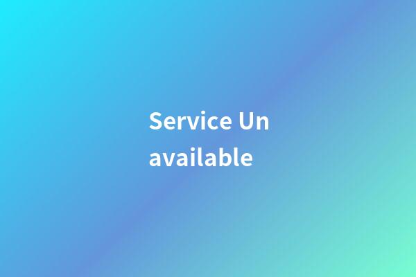Service Unavailable